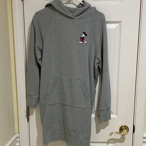 Disney Gray Mickey Mouse Hoodie small Uniqlo